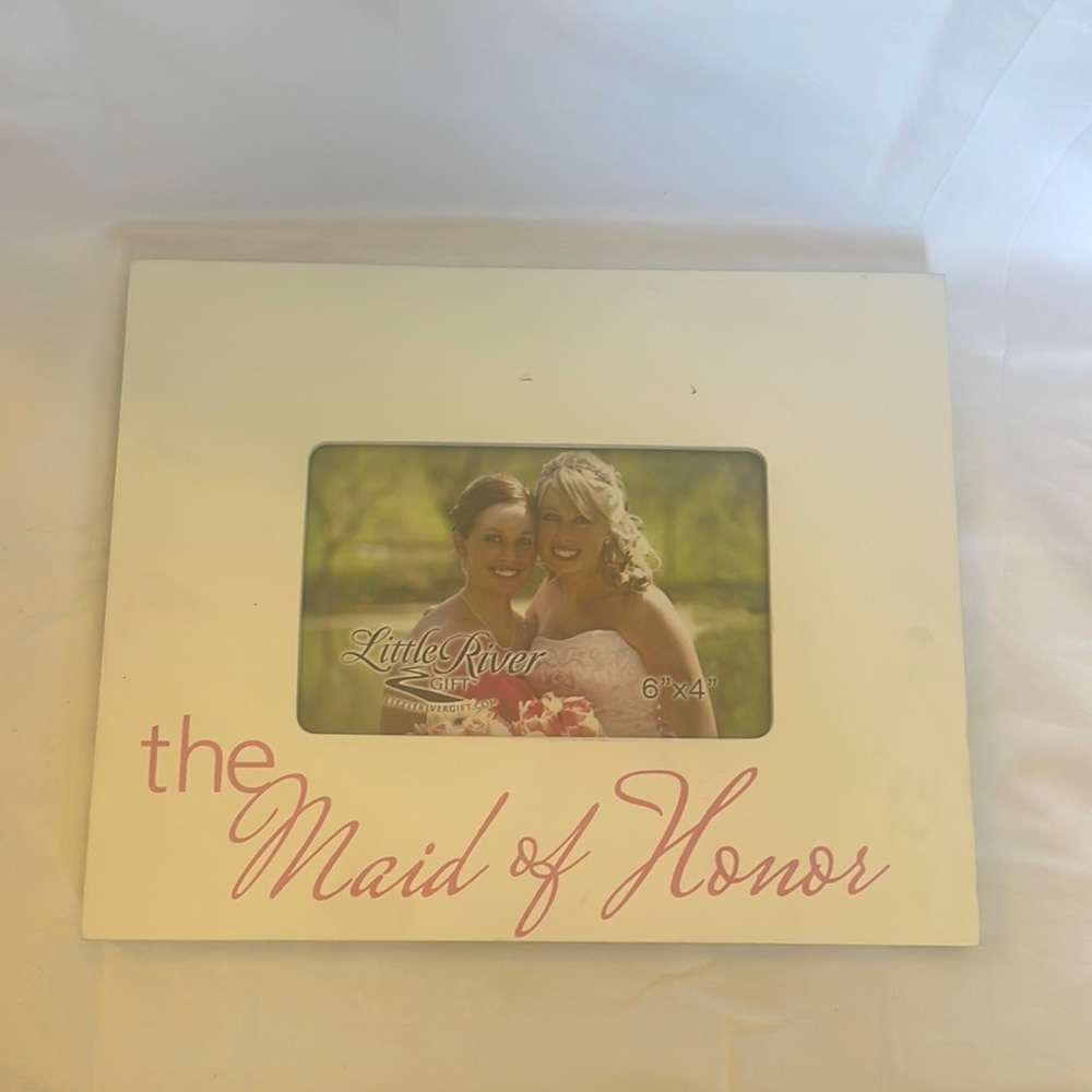 Wedding Decor Maid of Honor 4X6 Picture Frame